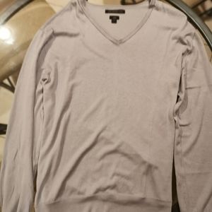 John Varvatos Luxe Light Grey Sweater - XL